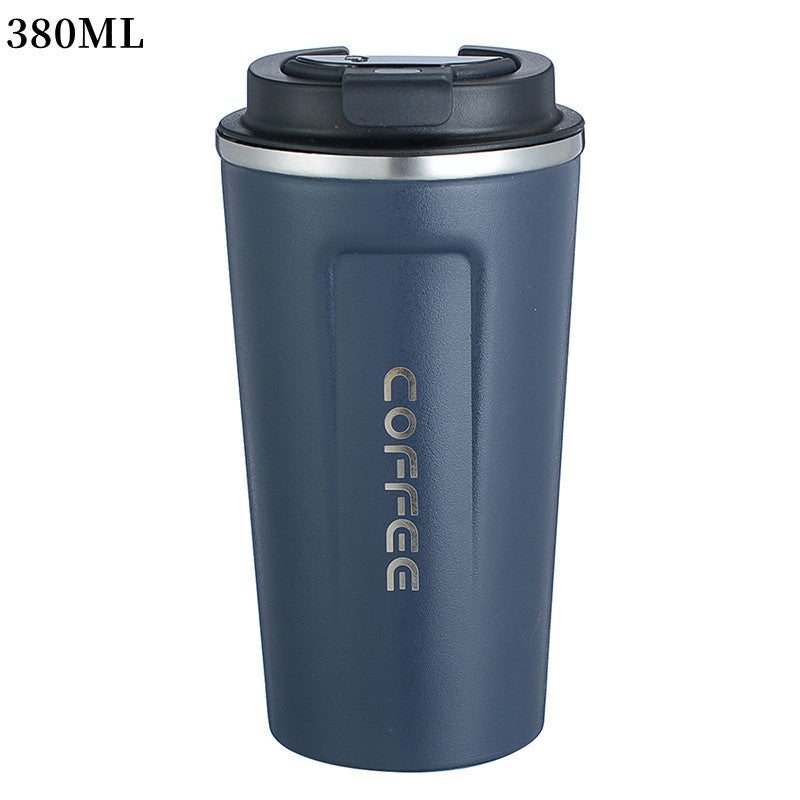 Simple 304 Stainless Steel Vacuum Insulated Cup Large Capacity Portable Cup