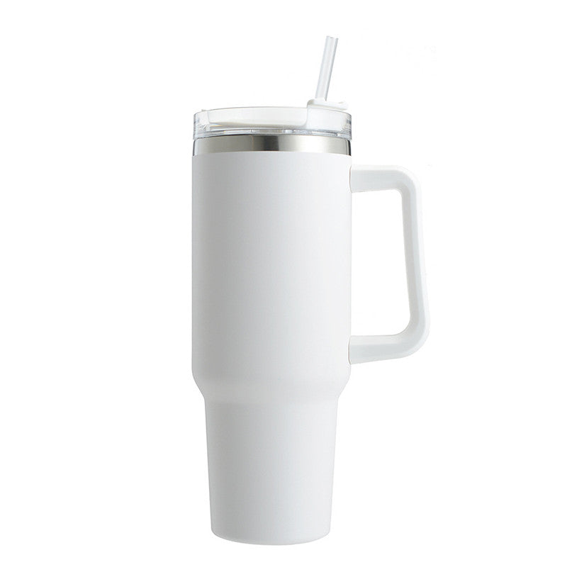 40oz Large Capacity Handle Beer Cup Car Ice Bar Cup Stainless Steel Insulation Car Cup 1200ml