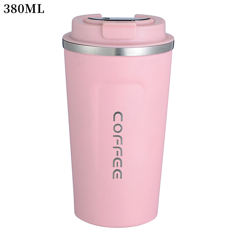 Simple 304 Stainless Steel Vacuum Insulated Cup Large Capacity Portable Cup