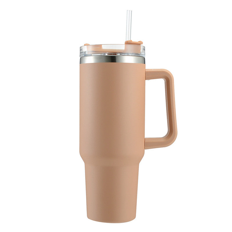 40oz Large Capacity Handle Beer Cup Car Ice Bar Cup Stainless Steel Insulation Car Cup 1200ml