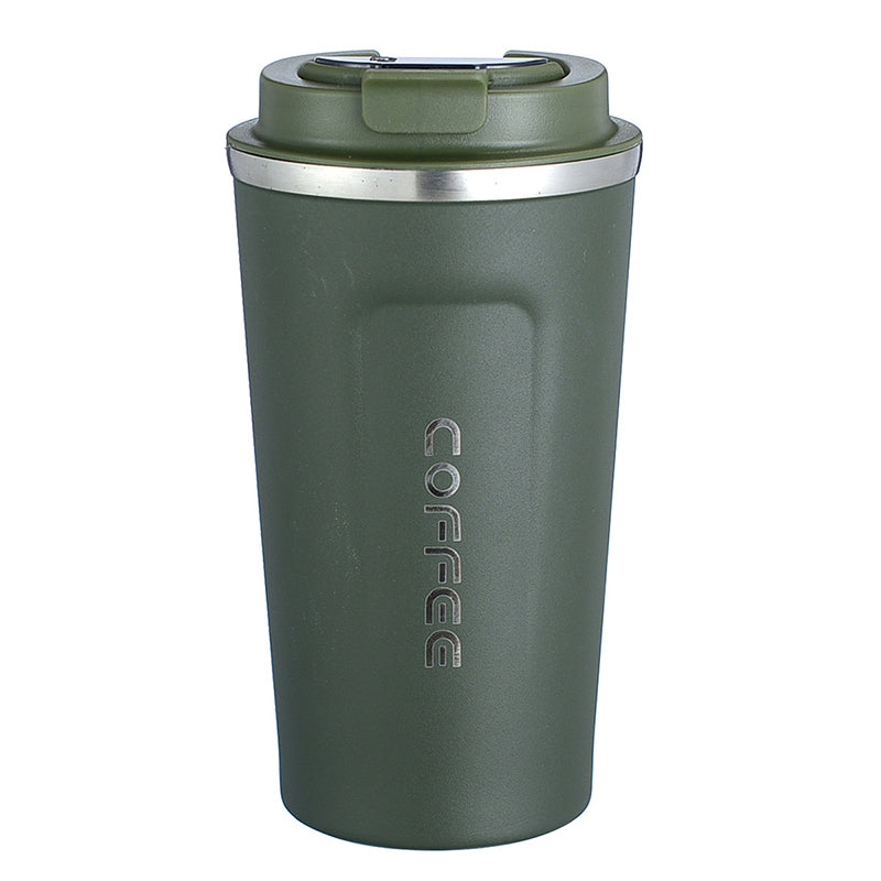 Simple 304 Stainless Steel Vacuum Insulated Cup Large Capacity Portable Cup