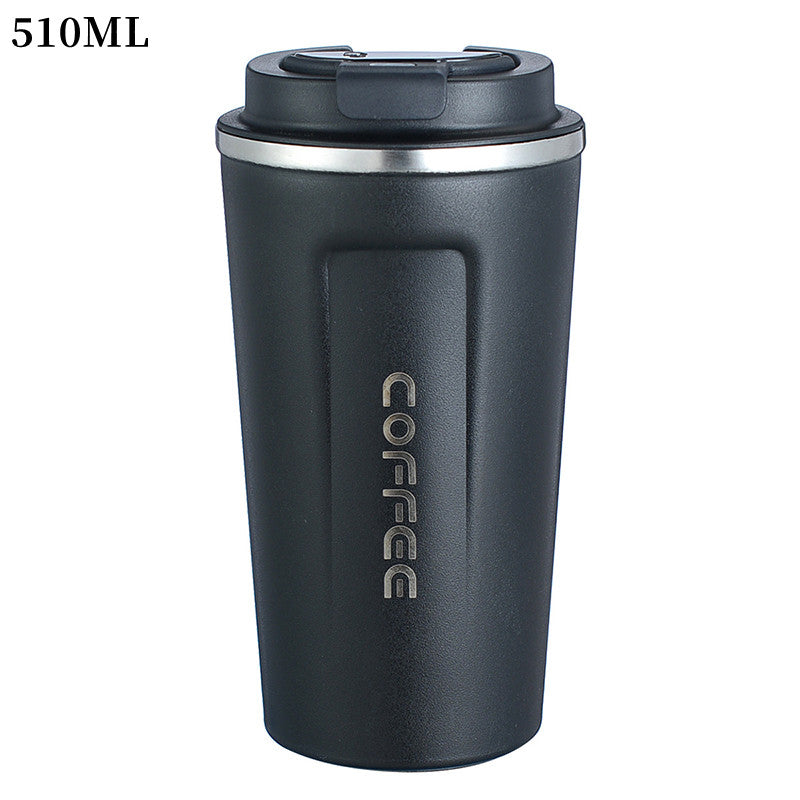 Simple 304 Stainless Steel Vacuum Insulated Cup Large Capacity Portable Cup