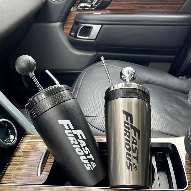 600ML Stainless Steel Outdoor Portable Car Cup Speed and Passion 10 Shift Cup 304 Stainless Steel Insulation Cup