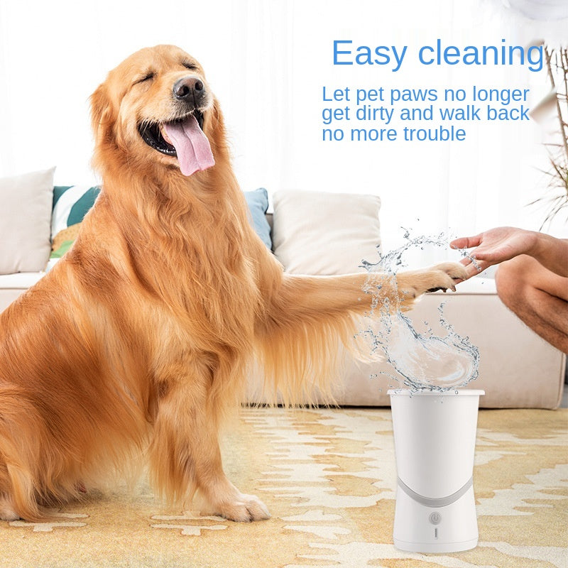 Pet Automatic Foot Washing Cup Smart Automatic Dog Cat Cleaning Paw Pet Cleaning Cup