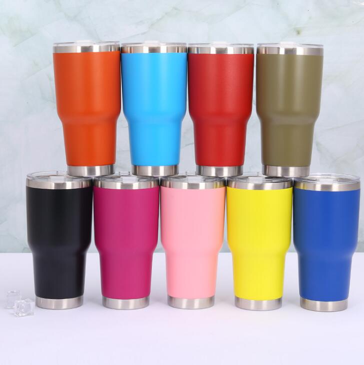 30oZ  Tumbler Vacuum Double Wall Insulation Travel Coffee Mug Insulated Stainless Steel Thermal Cup Water Bottle