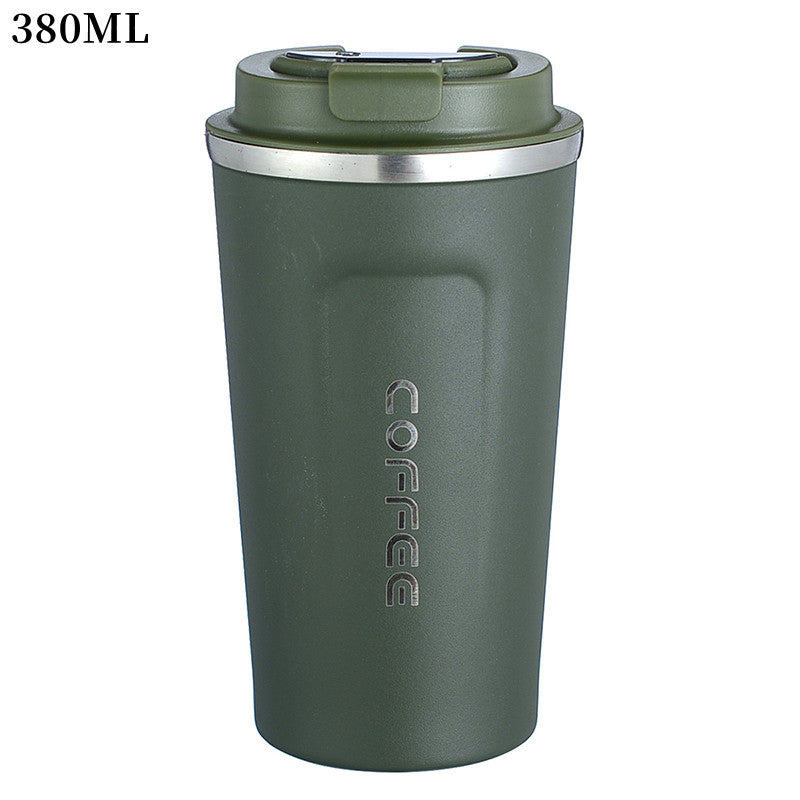 Simple 304 Stainless Steel Vacuum Insulated Cup Large Capacity Portable Cup