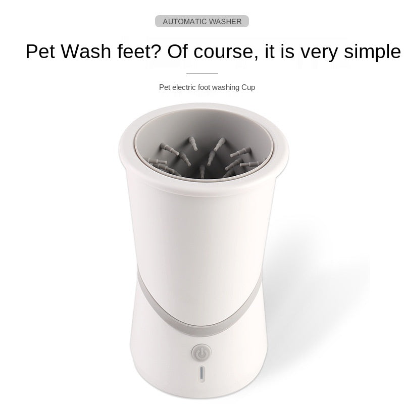 Pet Automatic Foot Washing Cup Smart Automatic Dog Cat Cleaning Paw Pet Cleaning Cup