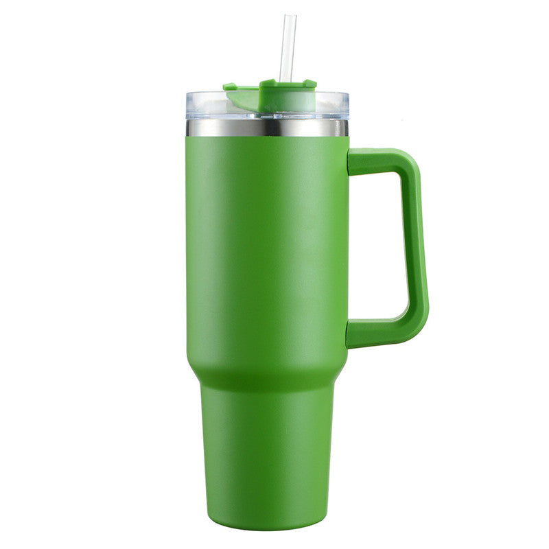 40oz Large Capacity Handle Beer Cup Car Ice Bar Cup Stainless Steel Insulation Car Cup 1200ml