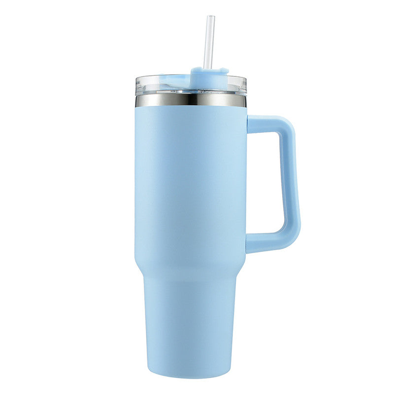 40oz Large Capacity Handle Beer Cup Car Ice Bar Cup Stainless Steel Insulation Car Cup 1200ml