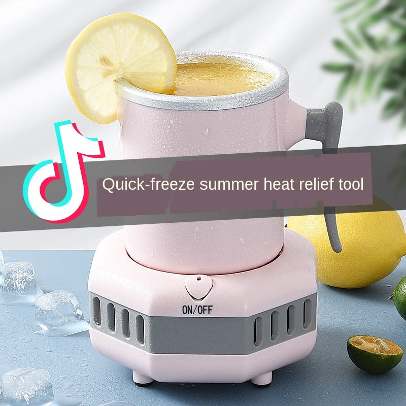 Fast Cooling Cup Mini Chilled Drinks Juice Desktop Quick-Freeze Cooling Office Artifact Student Dormitory Cool Drinks Cup